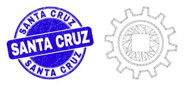 Mavi Tehlike Santa Cruz Mührü ve Web Ağ Sistemi