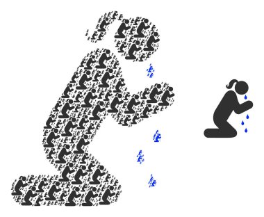 Ağlayan Kadın Özellikler Mozaiği