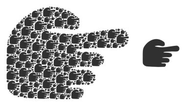 Ögelerin İşaret Parmağı Kolajı