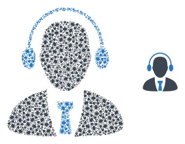 Kişisel Simgelerin Merkez İşlemci Özyineleme Kompozisyonu