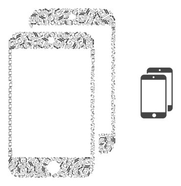 Akıllı telefonlar Öz Ögelerin Fraktal Mozaiği