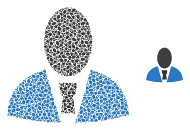 Kişisel Simgelerin Kullanıcı Profili Özyineleme Kolajı