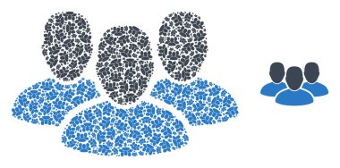 Kişisel Ögelerin Kullanıcı Grubu Özyinelemeli Kolajı