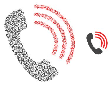 Telefon Çağrı Ögelerinin Fraktal Kolajı