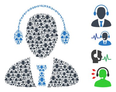 Kişisel Simgelerin Fraktal Mozaiği Merkezi Operatörü Çağrı