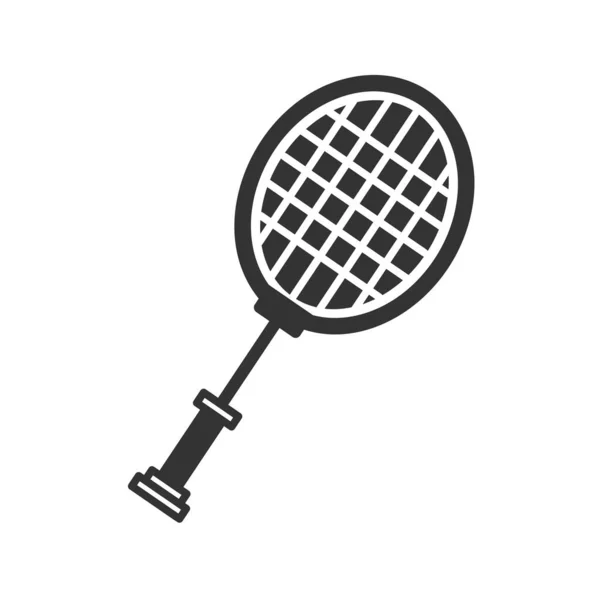 Badminton racket icon. — Stock Vector