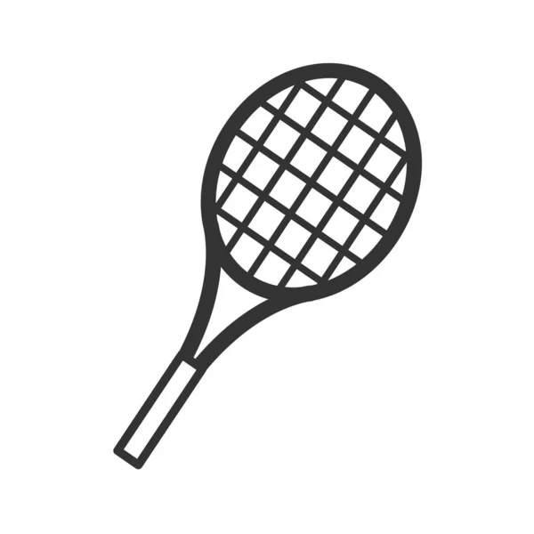 Badminton racket icon. — Stock Vector