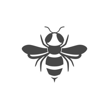 Wasp düz çizgi simgesi.