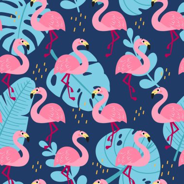 Flamingolarla kusursuz yaz düzeni.