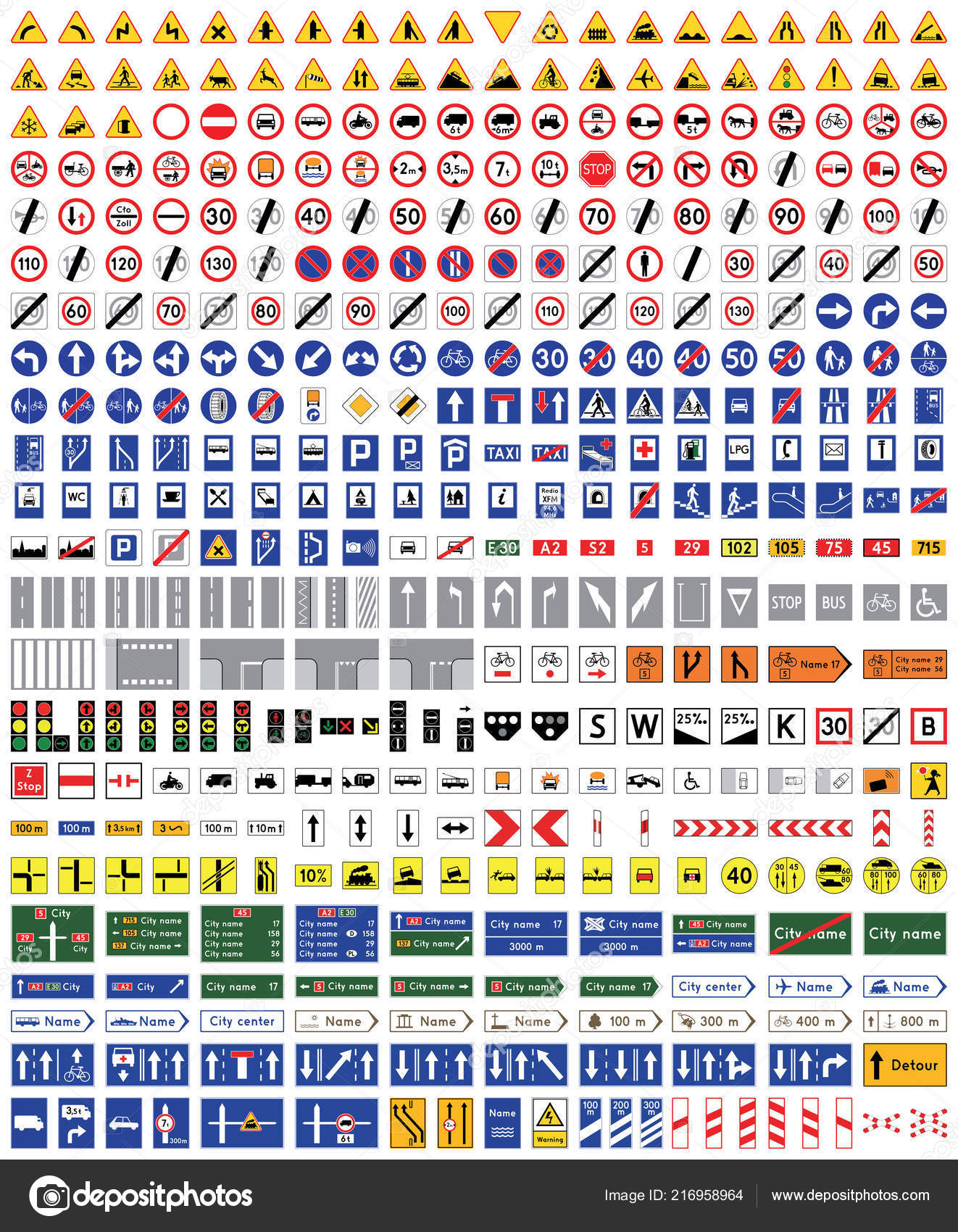 Mandatory Road Signs And Meanings