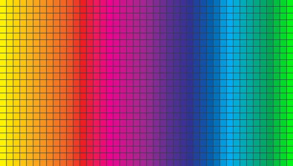 Illustration Abstraite Fond Pixel Spectre Couleur Carrés Colorés Fond — Image vectorielle