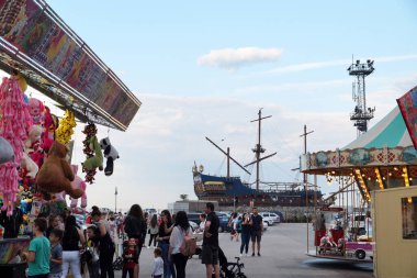 Varna, Bulgaristan - 26 Haziran 2020 Çekici şehir delisi