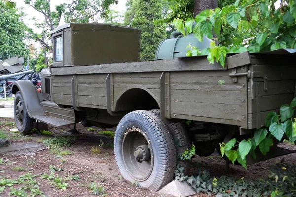 Old Military Truck Varna Museum Park — Stock Photo, Image