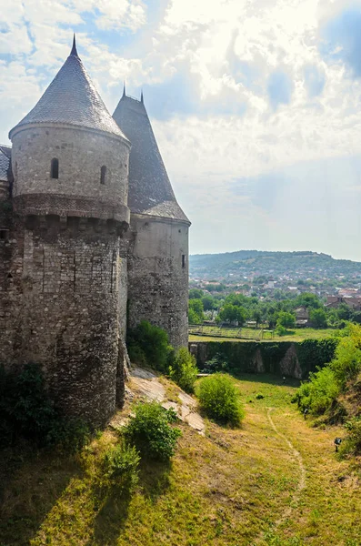 Corvins Castle John Hunyadi tarafından inşa, dış detayları.