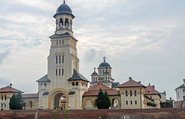 Zitadelle Festung Alba Carolina Detail Des Tores Und Der Kirche — Stockfoto