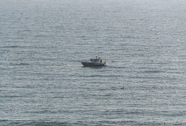 Mamaia Rumänien September 2017 Boot Der Nähe Des Strandes Des — Stockfoto