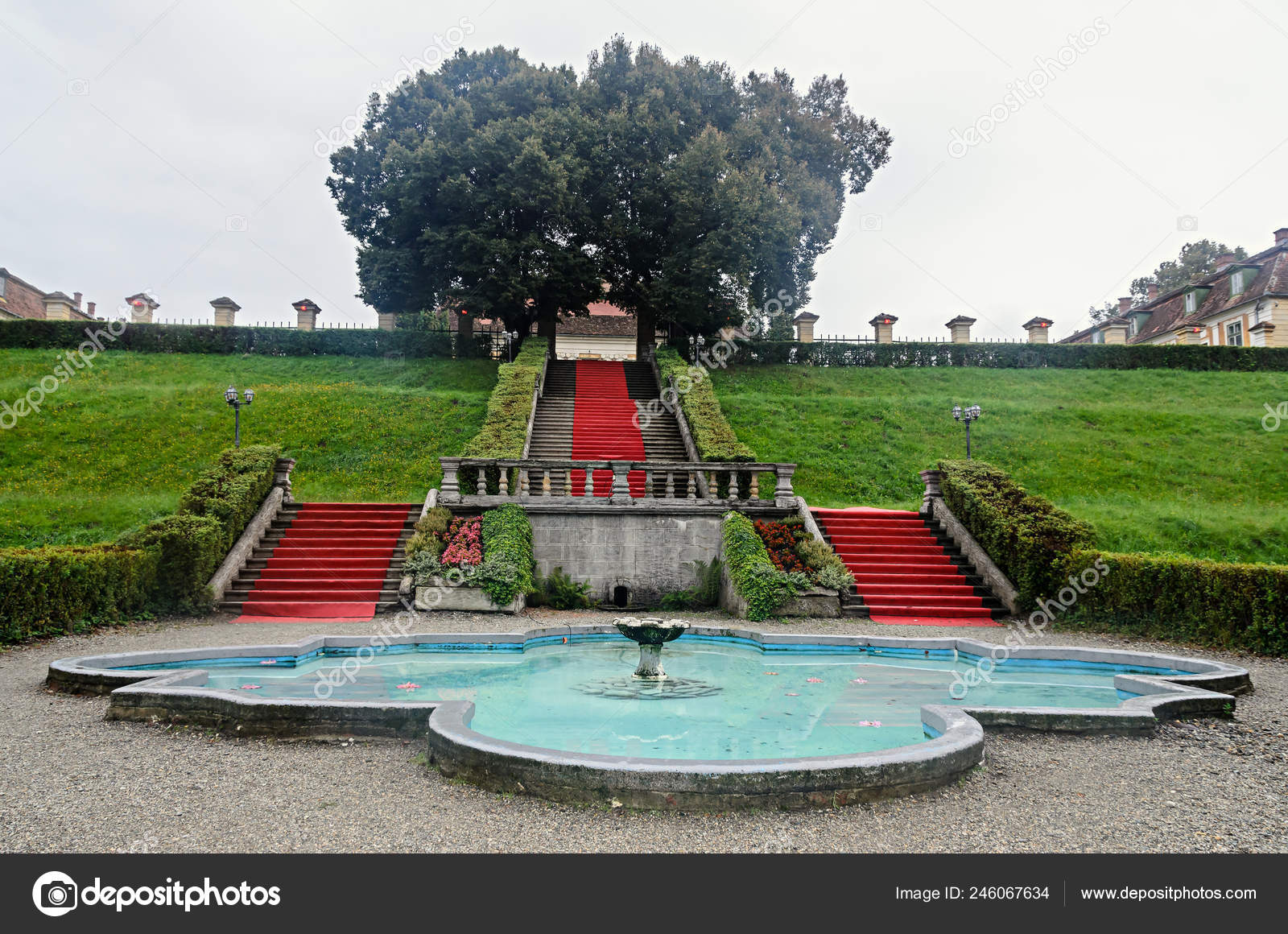 Detail Outdoor Garden Old Palace Brukenthal Avrig Stock Photo Image By C Ncristian 246067634