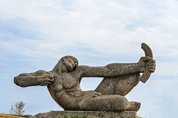 Statua di un arciere di Capo Kaliakra — Foto Stock