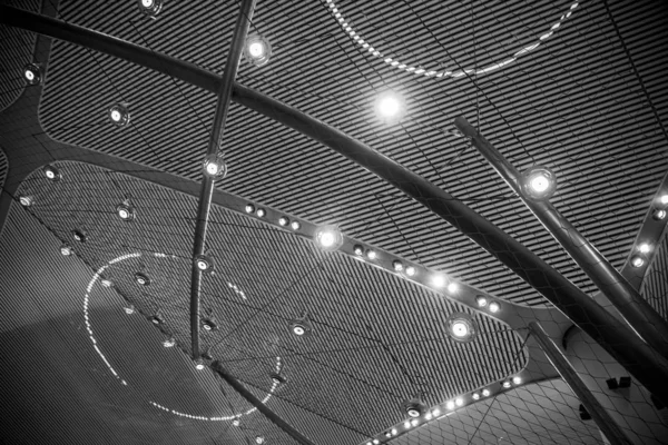 Σύγχρονη Οροφή Του Αεροδρομίου Της Κωνσταντινούπολης — Φωτογραφία Αρχείου