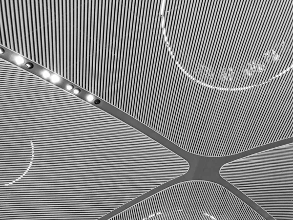 modern ceiling of istanbul airport