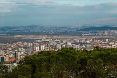 İstanbul/Türkiye-04.01.2019:İstanbul'un Asya kesimine bakış