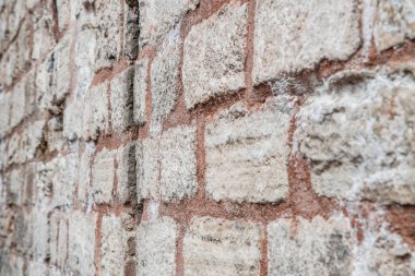 istanbul'daki eski taş duvar