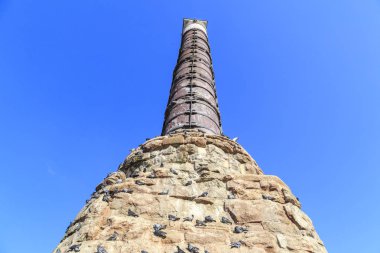 İstanbul/Türkiye-04.03.2019: Konstantin'in eski sütunu,Cember