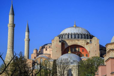İstanbul/Türkiye-04.03.2019:Aya Sofiya'nın Dış Cephesi