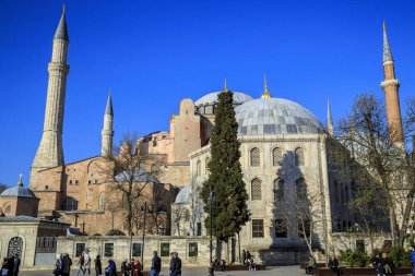 İstanbul/Türkiye-04.03.2019:Aya Sofiya'nın Dış Cephesi