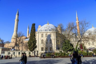 İstanbul/Türkiye-04.03.2019:Aya Sofiya'nın Dış Cephesi