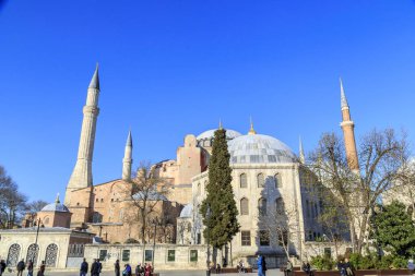 İstanbul/Türkiye-04.03.2019:Aya Sofiya'nın Dış Cephesi