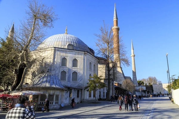 Istanbul / Turquie-04.03.2019 : Extérieur de Hagia Sophiya, Aya Sofiya — Photo