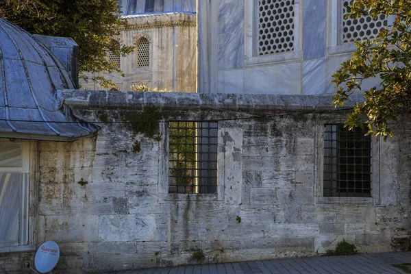 Stenen muur textuur van de Hagia Sophia — Stockfoto