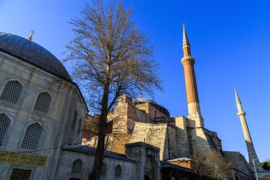 İstanbul/Türkiye-04.03.2019:Aya Sofiya'nın Dış Cephesi