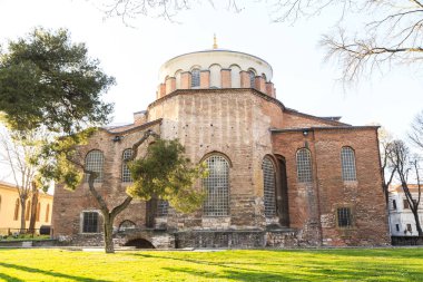 İstanbul, Türkiye - 04.03.2019: Aya İrini Kilisesi (Aya İrini)