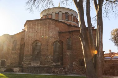 İstanbul, Türkiye - 04.03.2019: Aya İrini Kilisesi (Aya İrini)