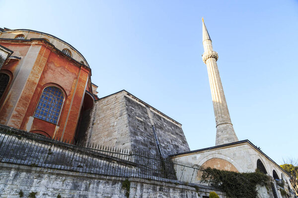 Стамбул / Турция-04.03.2019: Экстерьер Агия София, Айя София
