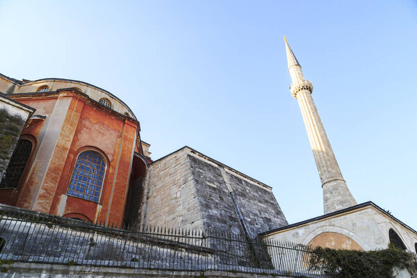 Стамбул / Турция-04.03.2019: Экстерьер Агия София, Айя София
