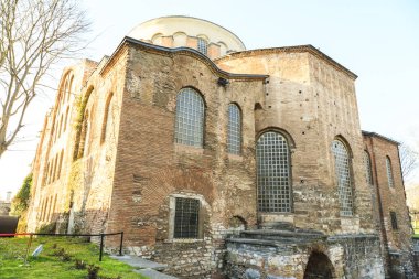 İstanbul, Türkiye - 04.03.2019: Aya İrini Kilisesi (Aya İrini)