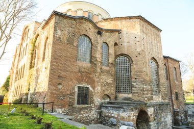 İstanbul, Türkiye - 04.03.2019: Aya İrini Kilisesi (Aya İrini)
