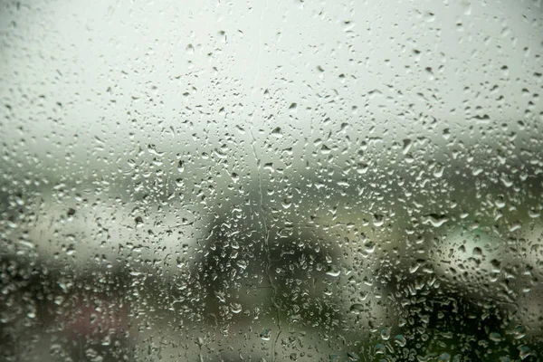 Background Water Drops Window — Stock Photo, Image