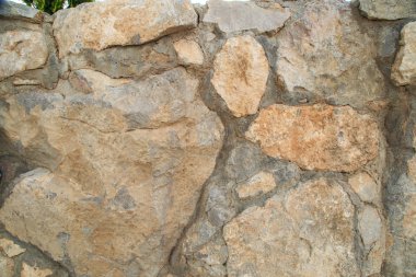 Eski taş duvarın dokusu