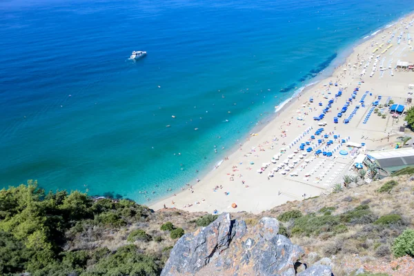 Vista Del Mar Mediterráneo Desde Castillo Alanya Turquía —  Fotos de Stock