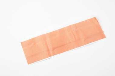 Tıbbi bakteriyel yapışkan alçı beyaz izole sırt Grou