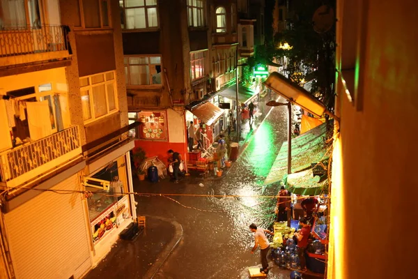 Istanbul Kumkapi Türkei 2017 Blick Aus Dem Fenster Auf Die — Stockfoto