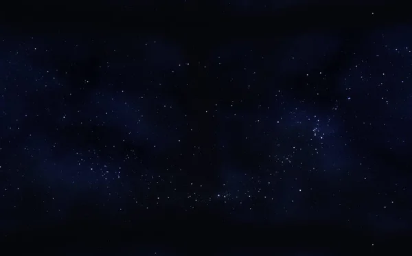 3D render uzayda yıldız kümeleri