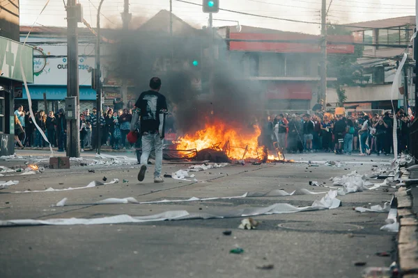 Protester i Chile — Stockfoto