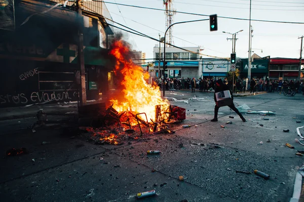 Proteste in Chile — Stockfoto