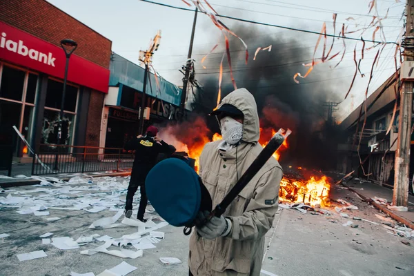 칠레 에서의 시위 — 스톡 사진