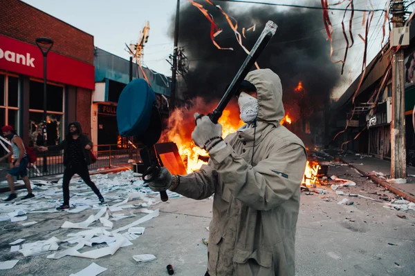 Protesty v Chile — Stock fotografie